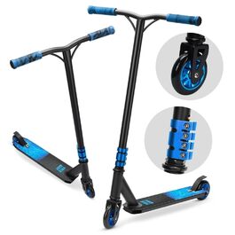 Трюковий самокат BOLDCUBE Deluxe Stunt Roller ABEC 9 (Blue Night) для дітей, підлітків та дорослих