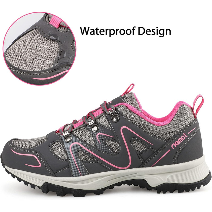 Жіночі трекінгові черевики Riehmot, 41 EU, рожеві