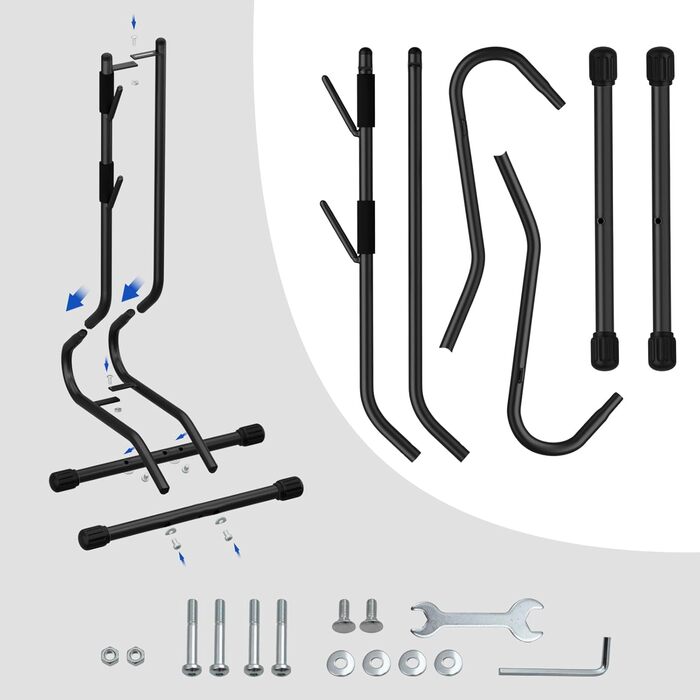 Підставка для велосипедів TLGREEN 2 шт. - стійка для паркування та ремонту, для MTB, шосе, ширина шини до 70 мм, 20-27 дюймів
