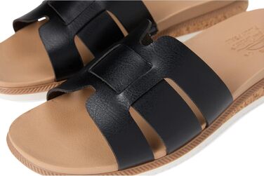 Жіночі сандалії Skechers Desert Kiss з низьким підйомом, чорні, з матеріалу Duraleather, 38 EU