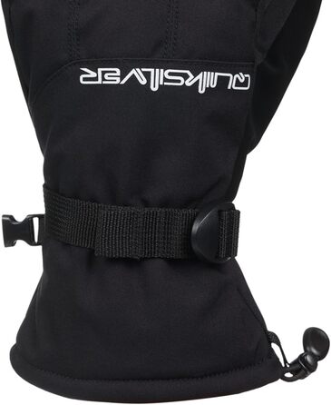 Чоловічі зимові рукавички Quiksilver Miion Glove для холодної погоди, чорні (розмір M)