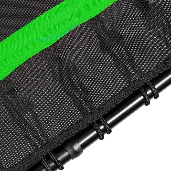 Фітнес батут SportPlus для дорослих, зелений, 111x124x90-115 см