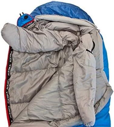 Спальний мішок Alexika Mountain Compact для туризму, 210x80x55 см, правосторонній