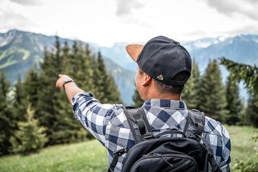 Унісекс кепка-снапбек Jumping Bird чорна, регульована бейсболка для активного відпочинку