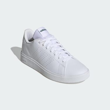 Кросівки adidas Advantage Base 2.0 унісекс, білі з зеленим (Cloud White/Collegiate Green), розмір 42 2/3 EU