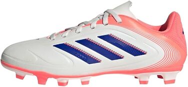 Дитячі футбольні бутси adidas Copa Pure III Club для гри на твердих та універсальних майданчиках (36 2/3 EU, білий, синій, корал)