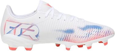 Футбольні бутси PUMA Future 8 Play FG/AG, 43 EU, білий/чорний/червоний