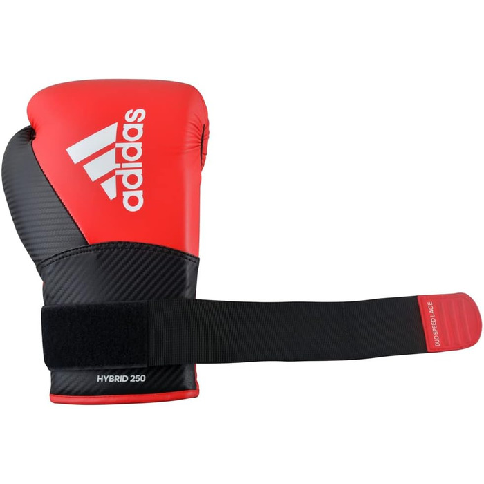 Боксерські рукавички Adidas Hybrid 250 Duo Lace з шнурівкою і липучкою, інноваційна комбінація застібок
