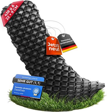 IsoMatte Dazedale для кемпінгу: ультралегка, тиха, компактна | Спальний килимок для туризму та відпочинку на природі