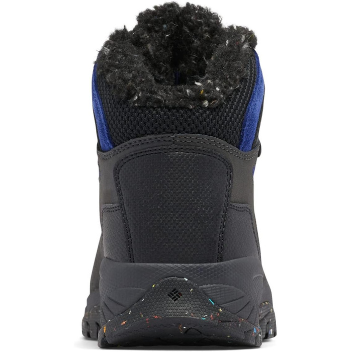 Черевики жіночі Columbia Newton Ridge Plus Omni Heat 38 EU чорного кольору з темно-синьою вставкою