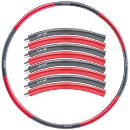 Hula Hoop для схуднення з нержавіючої сталі, 8 сегментів, 1.2 кг + eBook
