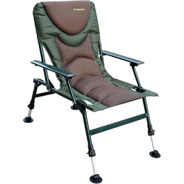 Крісло для риболовлі MK Angelsport 5 Seasons Pro Carpchair – комфортне, розкладне, регульоване по висоті, до 130 кг