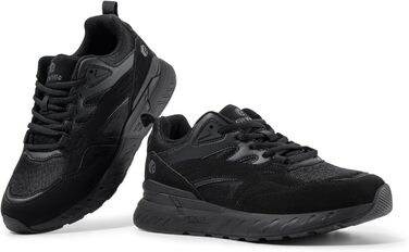 Жіночі кросівки FitVille для широкої стопи: бігові, для ходьби, фітнесу, чорного кольору (38.5 EU, X-широкі)