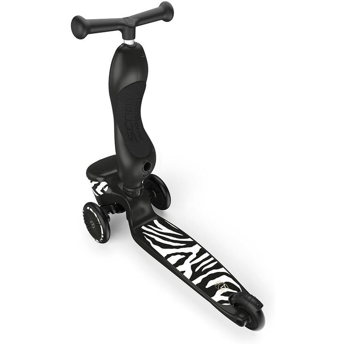 Біговел Scoot & Ride Highwaykick 1 Lifestyle з сидінням та кошиком (зебра)