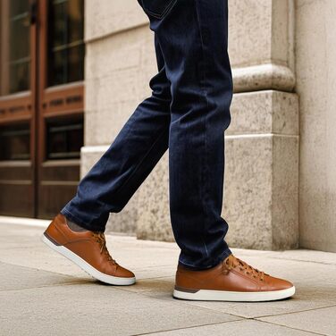 Чоловічі повсякденні кеди Bruno Marc Casual Sneaker — легке низьке взуття, дихаючі та зручні туфлі для прогулянок та подорожей, коричневі (розмір 46 EU, широка колодка)