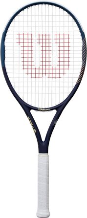Тенісна ракетка Wilson Blade 101L V9 для дорослих, синьо-біла, розмір 4-1/8