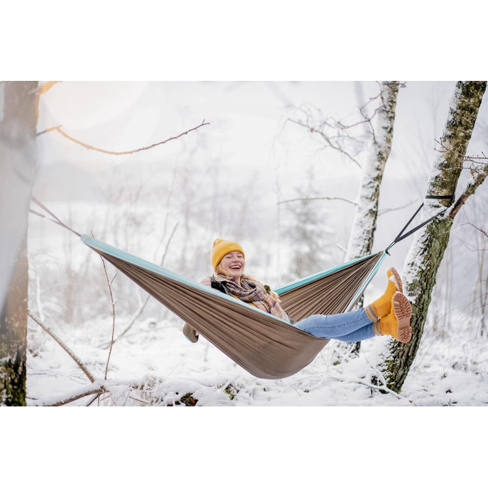 Гамак Amazonas Ultra-Light Silk Traveller XL для подорожей та гір, надлегкий, 295x150 см, до 200 кг