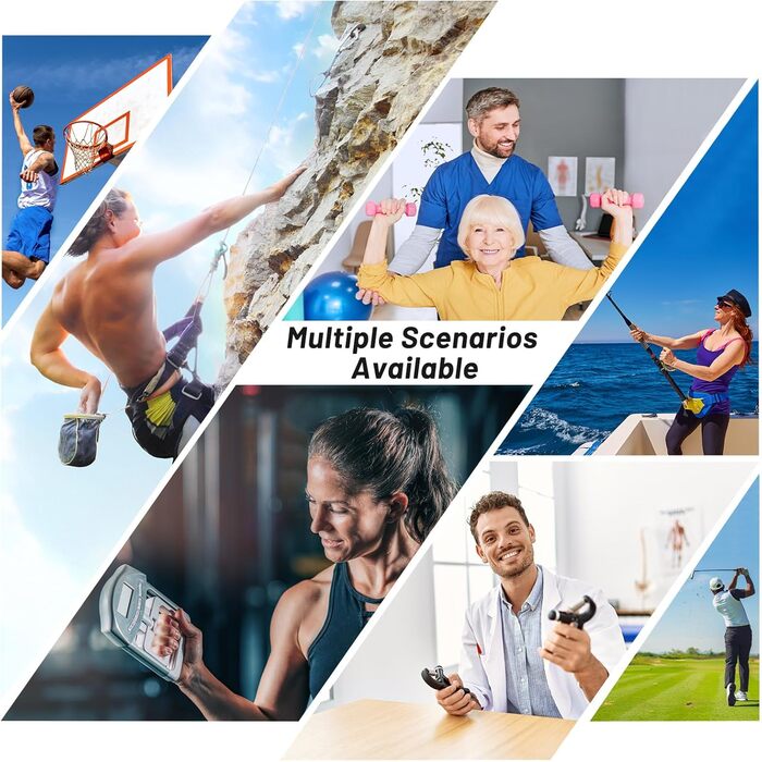 Електронний динамометр Kuptone 90кг / 200lbs з набором дисків для вимірювання сили стискання руки