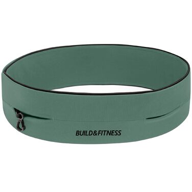 Поясна сумка для бігу Build & Fitness, Khaki: тримач для телефону, ключа, зручна та легка для жінок і чоловіків. Підходить для Samsung та iPhone.