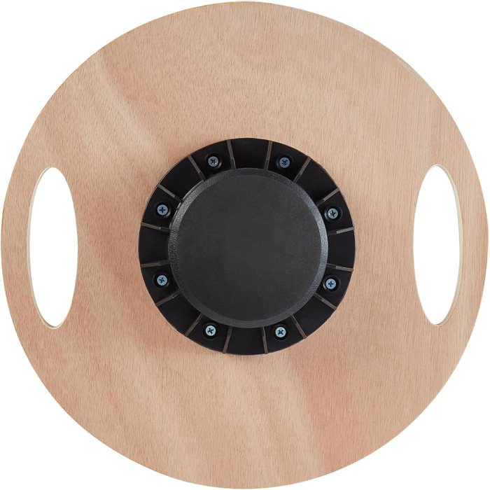 Дерев'яна баланс-борд KM-Fit для координації та рівноваги | Тренажер для рівноваги з ручками | Індоор-борд для фітнесу та реабілітації