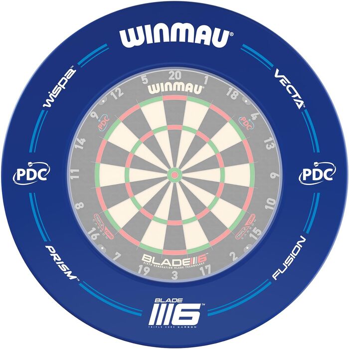 Синя окантовка для дартс-мішені WINMAU PDC, захисне кільце