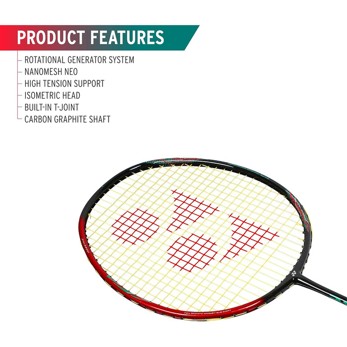 Бадмінтонна ракетка YONEX Astrox 38 D, графітова, для професіоналів