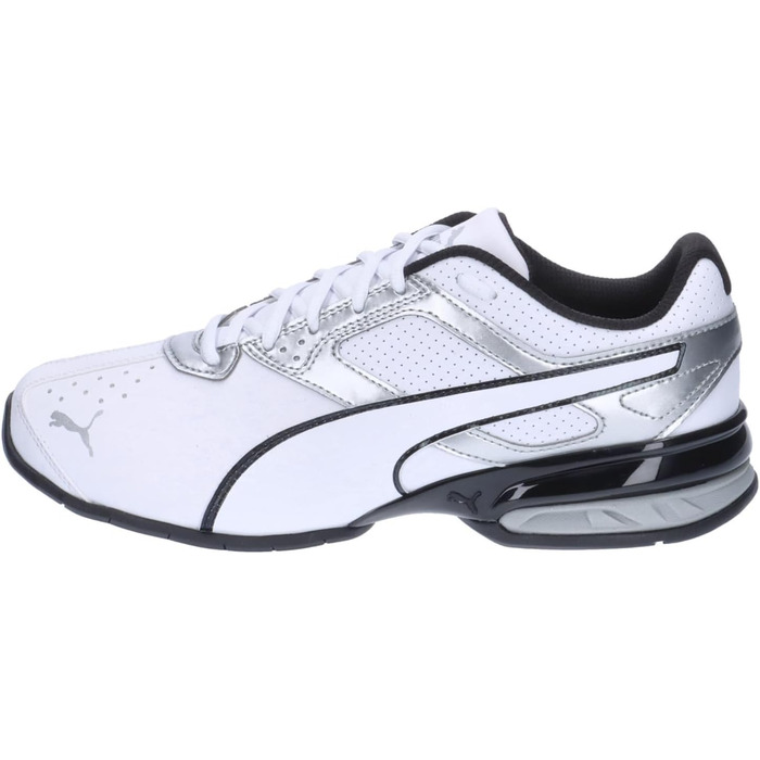 Кросівки жіночі PUMA Tazon 6 для тренувань, 42.5 EU, білий, сріблястий, чорний
