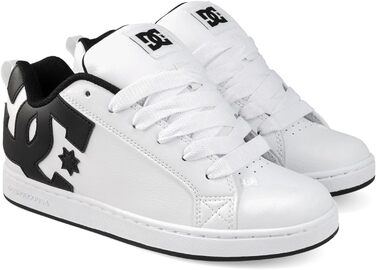 Кросівки DC Shoes Court Graffik Low для жінок - біло-чорні, 41 EU (Скейтбординг)