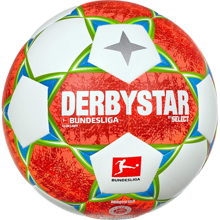 Футбольний м'яч Derbystar Bundesliga Club Light V21, розмір 5, мультиколір, для хлопчиків