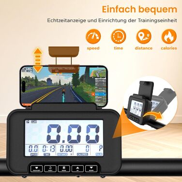 Тренажер для бігу HXD-ERGO для дому, складаний, з LCD-дисплеєм. Немоторизована бігова доріжка 2-в-1 для домашніх та офісних тренувань.