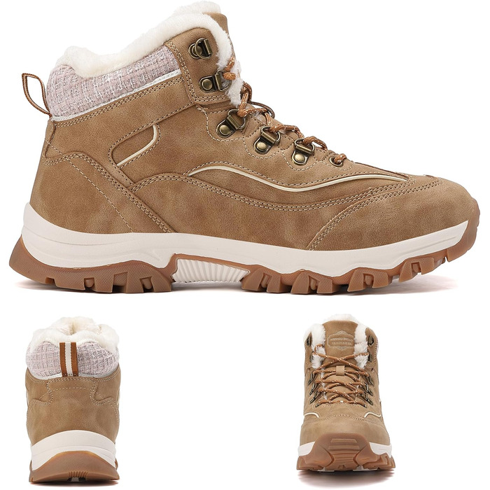 Зимові черевики жіночі ARRRIGO BELLO - тепла підкладка, для роботи та прогулянок, розмір 36-41, колір коричневий