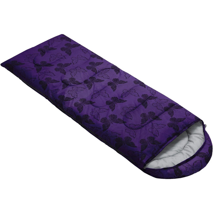 Спальний мішок HOSIMA з принтом футболу, для холодного клімату, дорослий, дитячий, водонепроникний, для кемпінгу, походів, відпочинку на природі, подорожей, полювання, компресійний мішок (метелик)