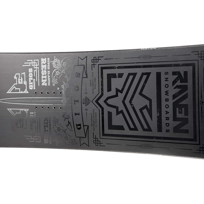 Сноуборд RAVEN: комплект сноуборда Solid Steel + кріплення Fastec FT360 Black (161 см) + кріплення FT360 Black L
