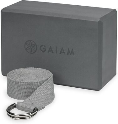 Набір для йоги Gaiam: блок і ремінь, 1 шт.