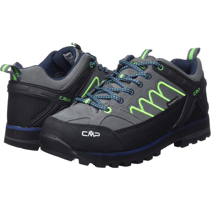 Чоловічі трекінгові черевики CMP Mintaka WP, сіро-зелені, 46 EU