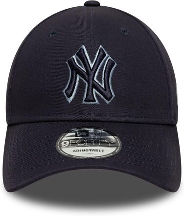 Кепка New Era New York Yankees MLB League Essential 9Forty, чорно-червона, регульована