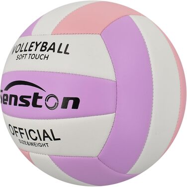 Волейбольний м'яч Senston, розмір 5, вологостійкий, з помпою, для пляжу та басейну, Mauve