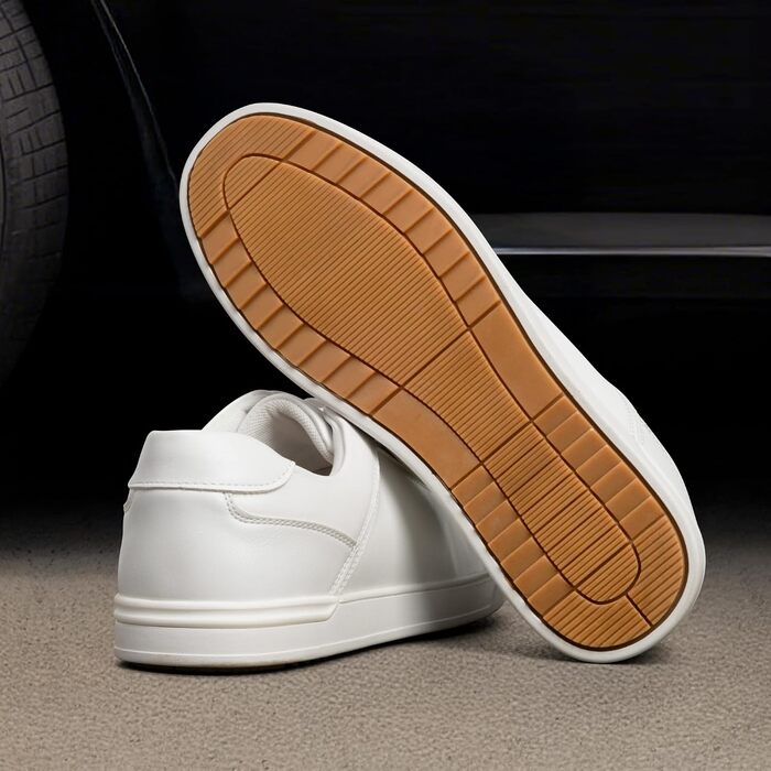 Чоловічі повсякденні кросівки Bruno Marc Casual Sneaker — легке низьке взуття, дихаючі та зручні, класичний дизайн, білі, розмір 44 EU