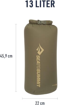 Водонепроникний мішок Sea to Summit Dry Bag L 13L - Olive Green - для походів та паділбордингу