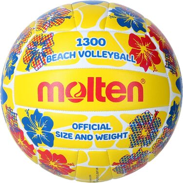 Волейбольний м'яч Molten №5, жовтий, Blumen, для змагань