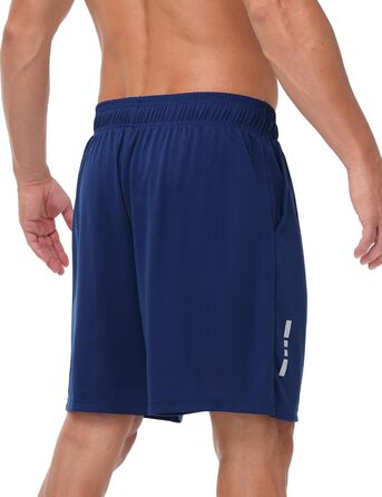 Шорти спортивні чоловічі літні швидка сушка. Короткі шорти для бігу, залу, баскетболу, джогінгу з кишенями. Чорний/Чорний/Темно-сірий/Морська хвиля/Світло-сірий