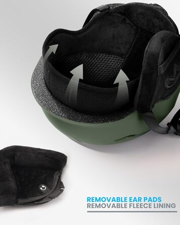 Шолом для лиж та сноуборду OutdoorMaster з маскою для дорослих - 12 вентиляційних отворів, L(58-61 см)