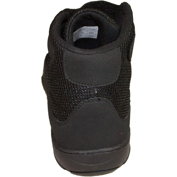 Черевики Boxschuhe чорного кольору, шкіра/сітка, 46 EU