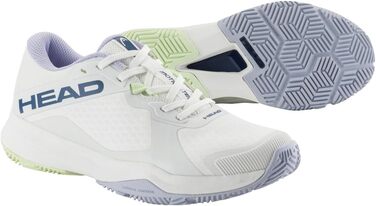 Жіноче взуття для падел-тенісу HEAD Motion Team Padel 274644 Bkaq, чорний колір, розмір 40 EU, білий, лавандовий