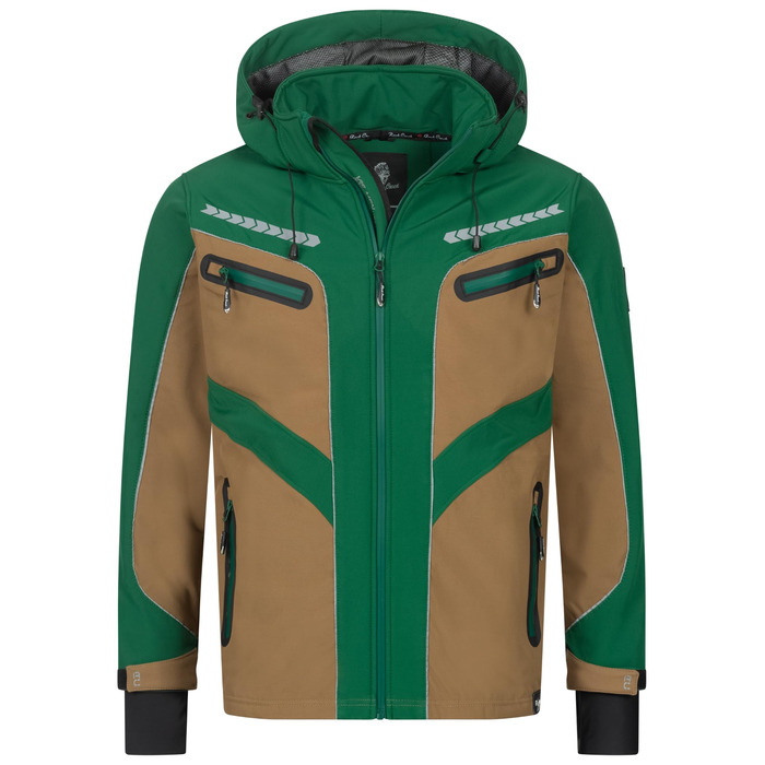 Чоловіча куртка-софтшелл Rock Creek Outdoor H-314, світло-коричнева, розмір S