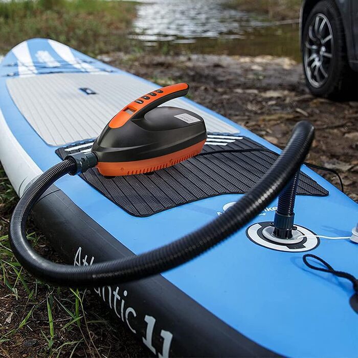Електричний насос для SUP дошки Ruitx 16PSI, 12V для надувних SUP, човнів, велосипедів та наметів (Помаранчевий)