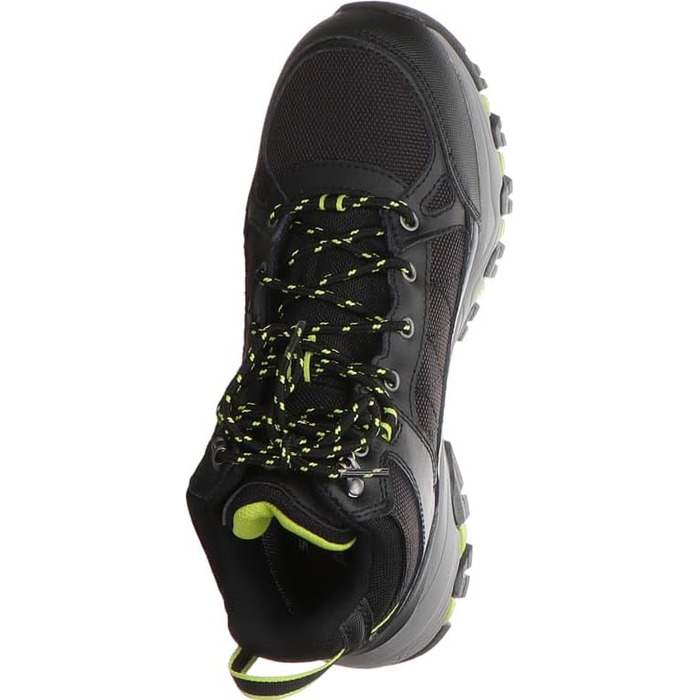 Чоловічі черевики Skechers Selmen MelanoWander, 47.5 EU, чорна шкіра, синтетична сітка