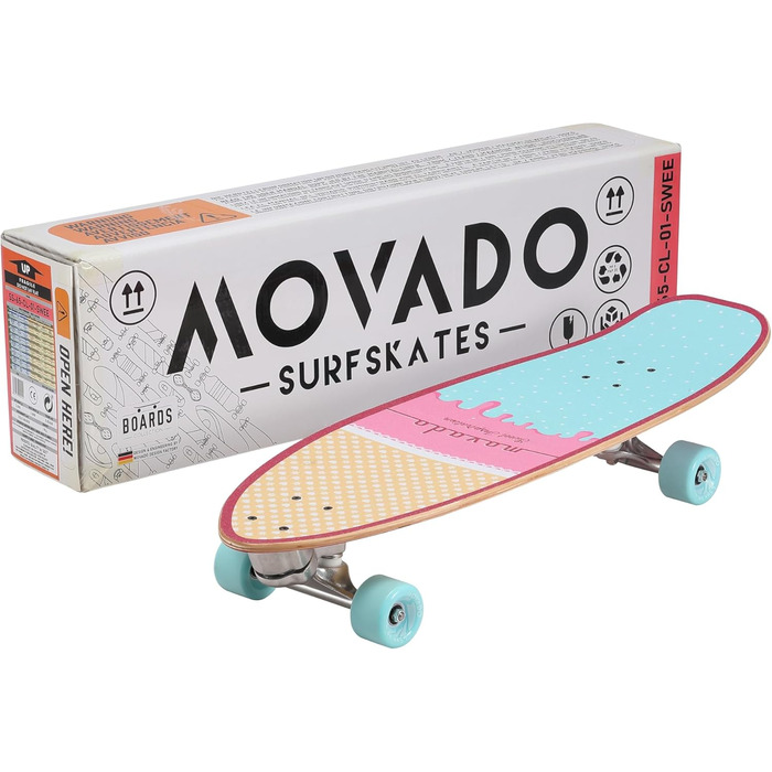 Скейтборд Star Scooter Surf Longboard Cruiser Retro ABEC-11, Candy, для дорослих і дітей