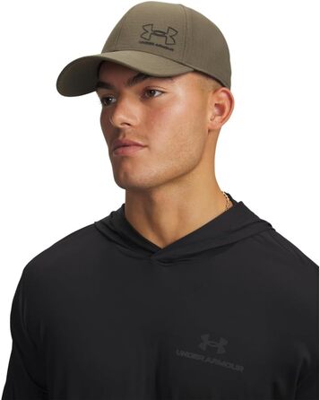 Чоловічий кепка Under Armour Iso-Chill ArmourVent Stretch Fit (S-M, Marine Od Green)