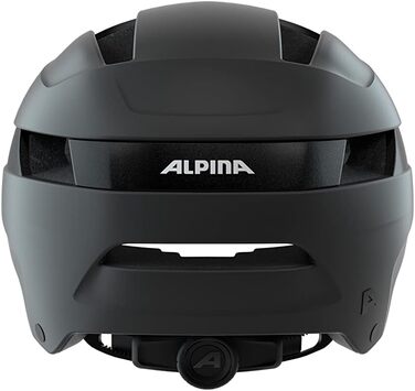ALPINA SOHO – Надміцний та легкий міський велосипедний шолом для дорослих, регульований, чорний матовий, 51-56 см